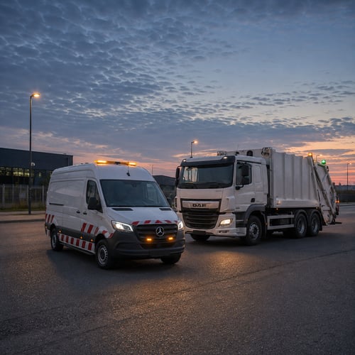 Flitslampen, zwaailampen, grillflitser