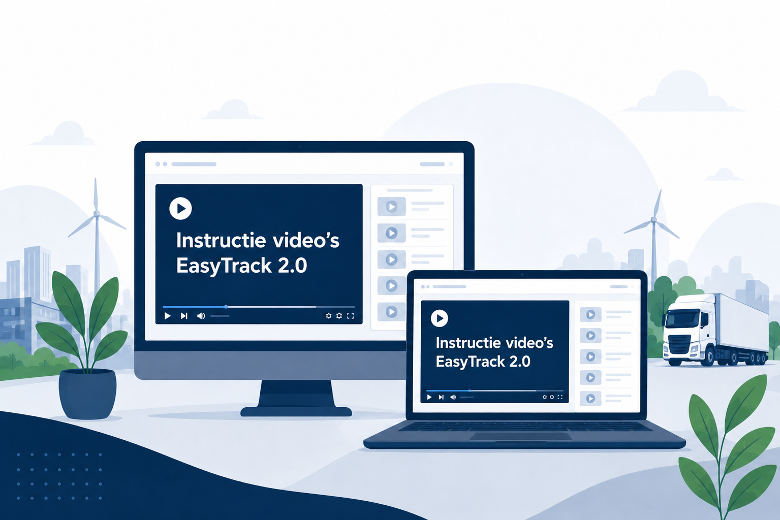 Laptop  PC instructievideos EasyTrack 2.0
